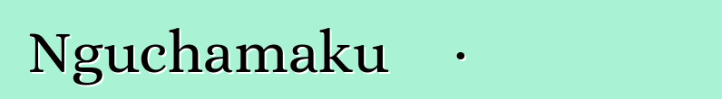 Nguchamaku（伊戈爾·科斯特金），世襲恩加納薩薩滿