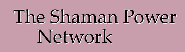 The Shaman Power Network