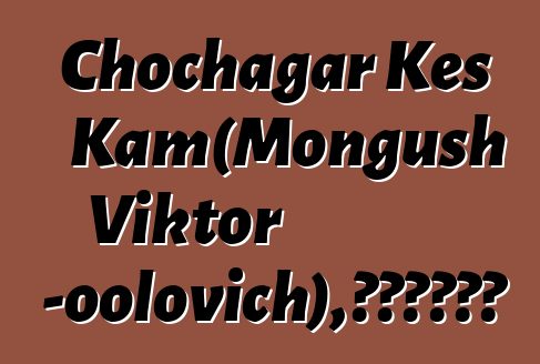 Chochagar Kes Kam（Mongush Viktor Chotpun-oolovich），世袭图瓦萨满