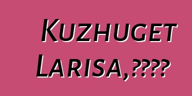 Kuzhuget Larisa，图瓦萨满