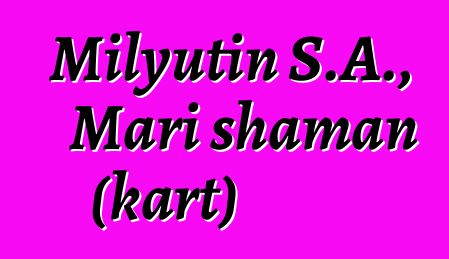 Milyutin S.A., Mari shaman (kart)