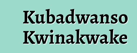 Kubadwanso Kwinakwake