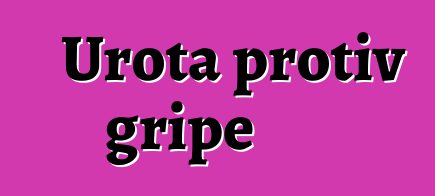 Urota protiv gripe