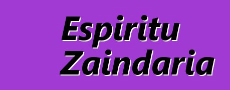 Espiritu Zaindaria