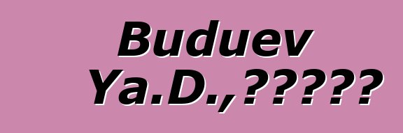 Buduev Ya.D.，阿爾泰薩滿