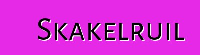 Skakelruil